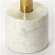 Butler Specialty Accent End Table In Black Bone Inlay And Brass