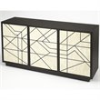 Butler Specialty Sideboard In Black And Cream Bone Inlay