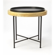 Butler Specialty Rochester Wood and Metal Accent Table in Black
