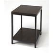 Butler Specialty Landry Wood and Metal End Table in Brown