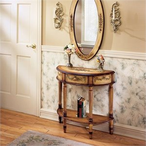 butler specialty artists' originals demilune console table in light
