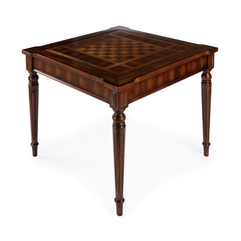 Butler Specialty Company Vincent  Wood Game Table - Antique Cherry Brown