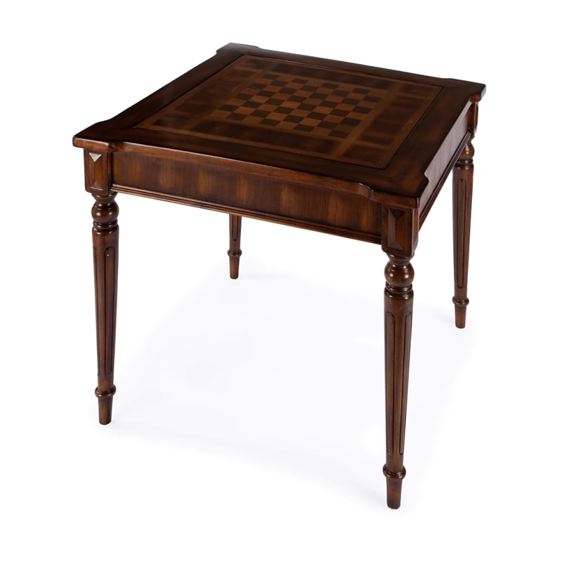 Butler Specialty Company Vincent  Wood Game Table - Antique Cherry Brown