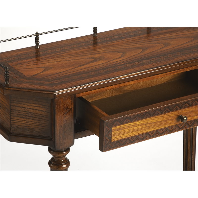 Butler Specialty Masterpiece Traditional Console Table In Umber
