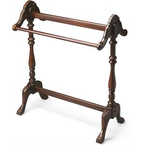 Butler Specialty Wood Blanket Stand In Plantation Cherry Finish