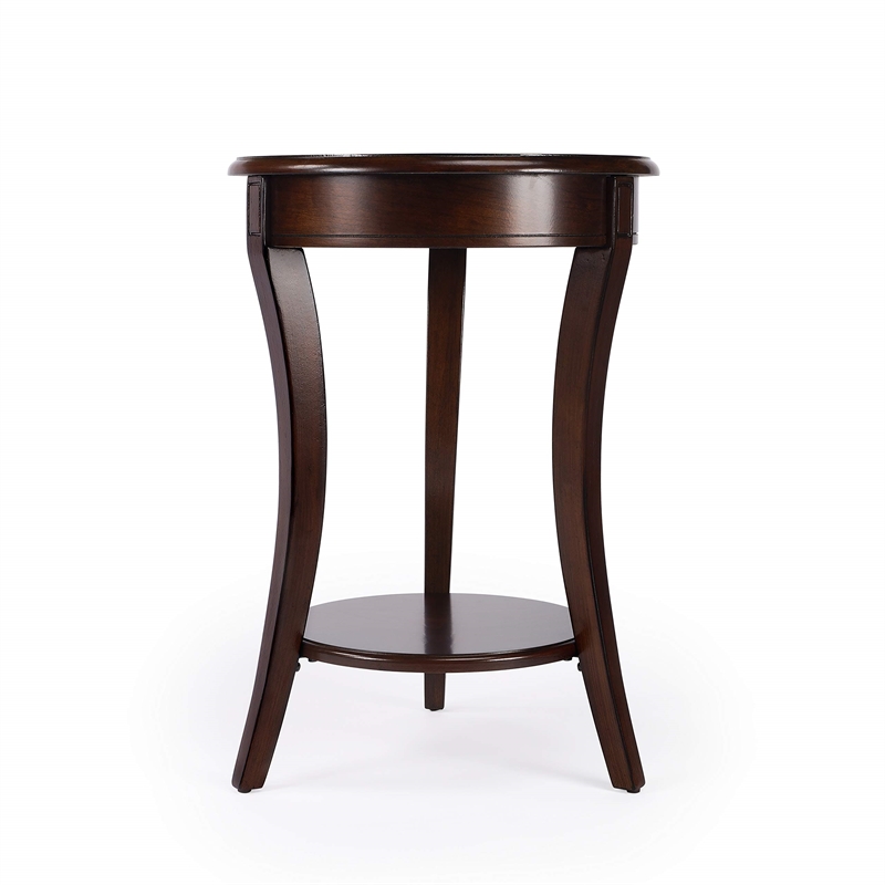 Butler Specialty Traditional Round Accent Table In Plantation Cherry