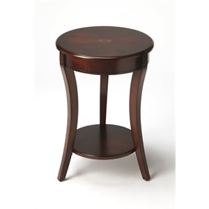 Butler Specialty Traditional Round Accent Table In Plantation Cherry