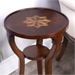 Butler Specialty Company End Table Coffee Accent Table Round in Wood - Brown