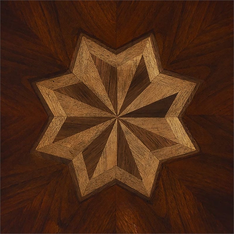 Butler Specialty Company End Table Coffee Accent Table Round in Wood - Brown