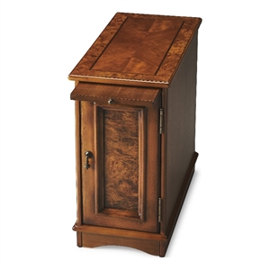 butler specialty company harling cabinet end table - olive ash brown