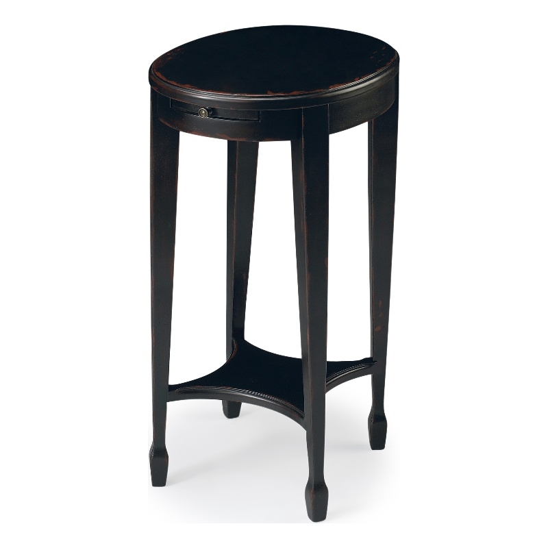 Butler Specialty Oval Accent Table In Plum Black