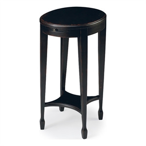 Butler Specialty Oval Accent Table in Plum Black