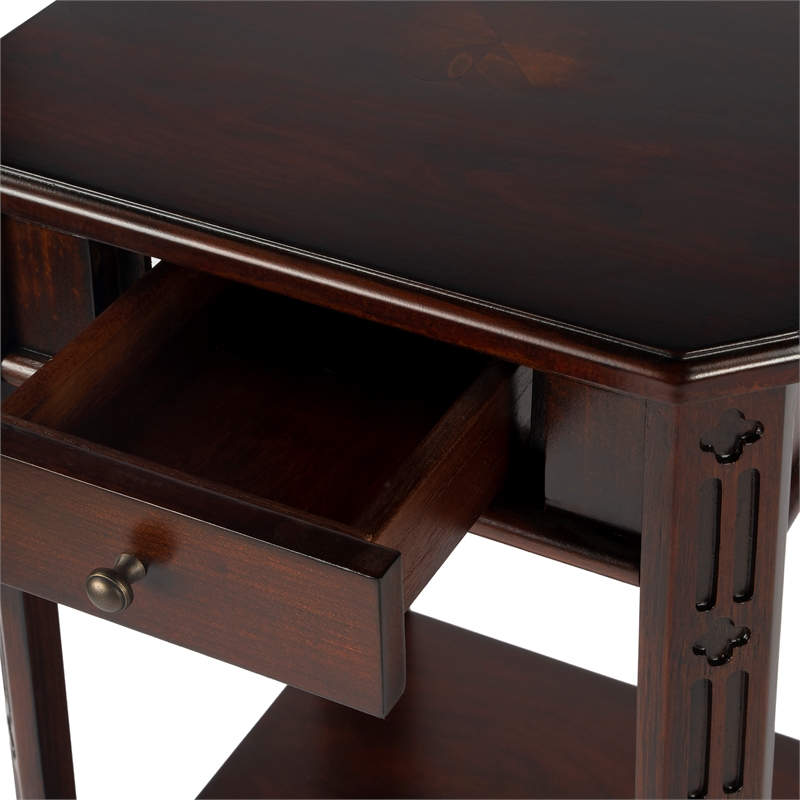 Butler Specialty Pull Out Drawer Accent Table In Plantation Cherry