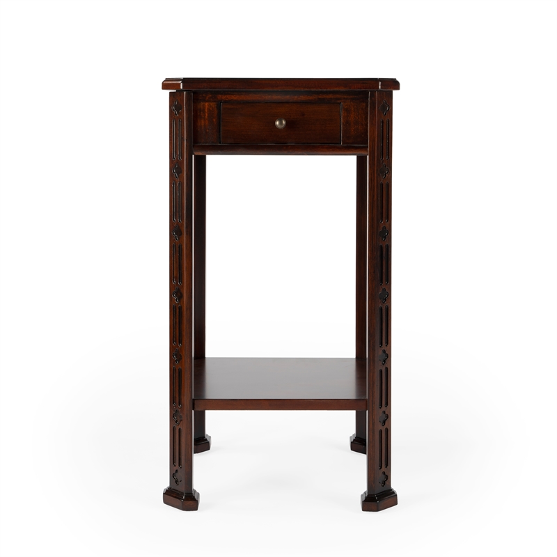 Butler Specialty Pull Out Drawer Accent Table In Plantation Cherry