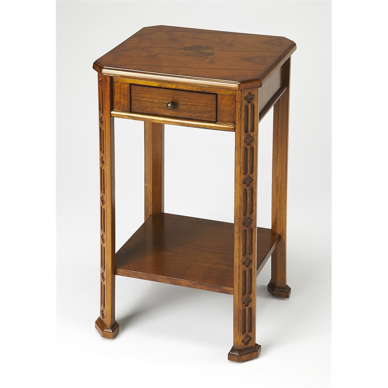 Butler Specialty Accent Table In Olive Ash Burl Finish