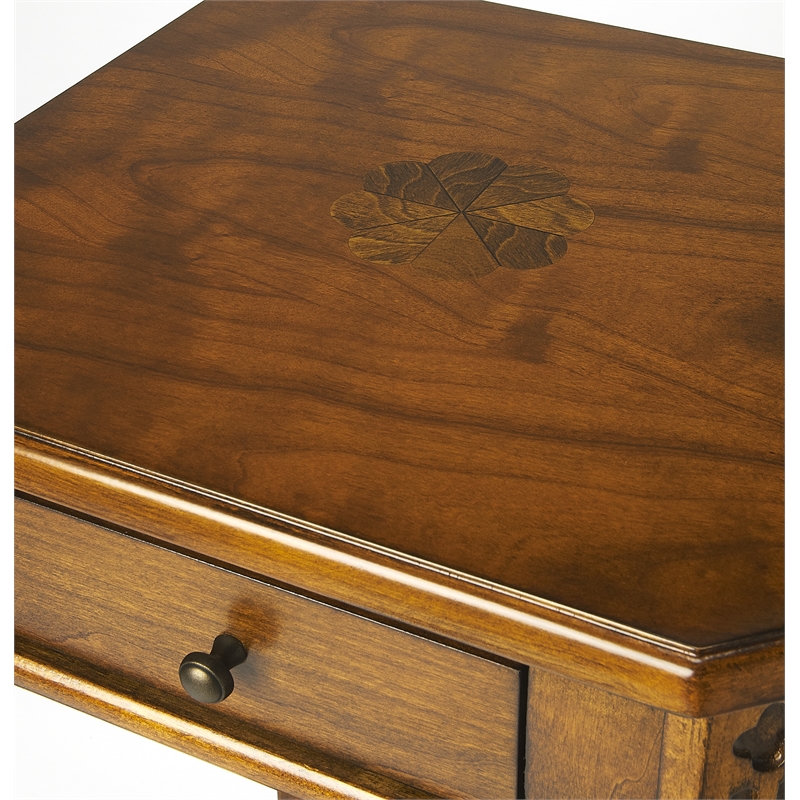 Butler Specialty Accent Table In Olive Ash Burl Finish