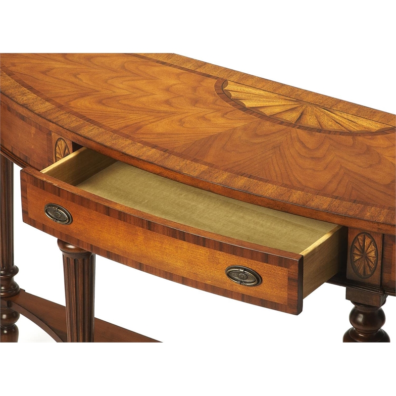 Butler Specialty Demilune Console Table In Connoisseur'S Finish