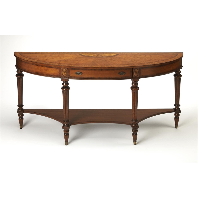 Butler Specialty Demilune Console Table In Connoisseur'S Finish