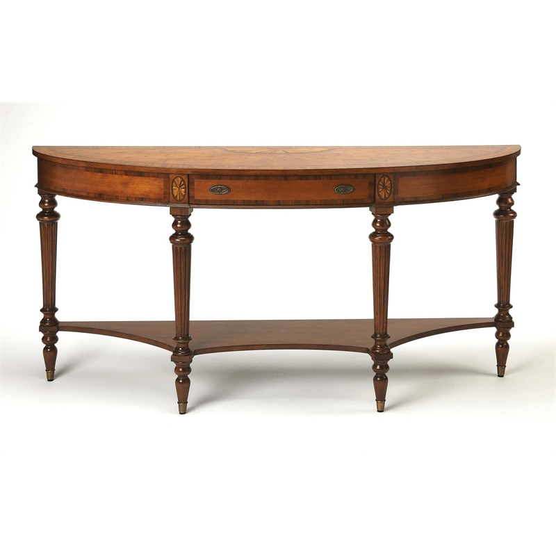 Butler Specialty Demilune Console Table In Connoisseur'S Finish