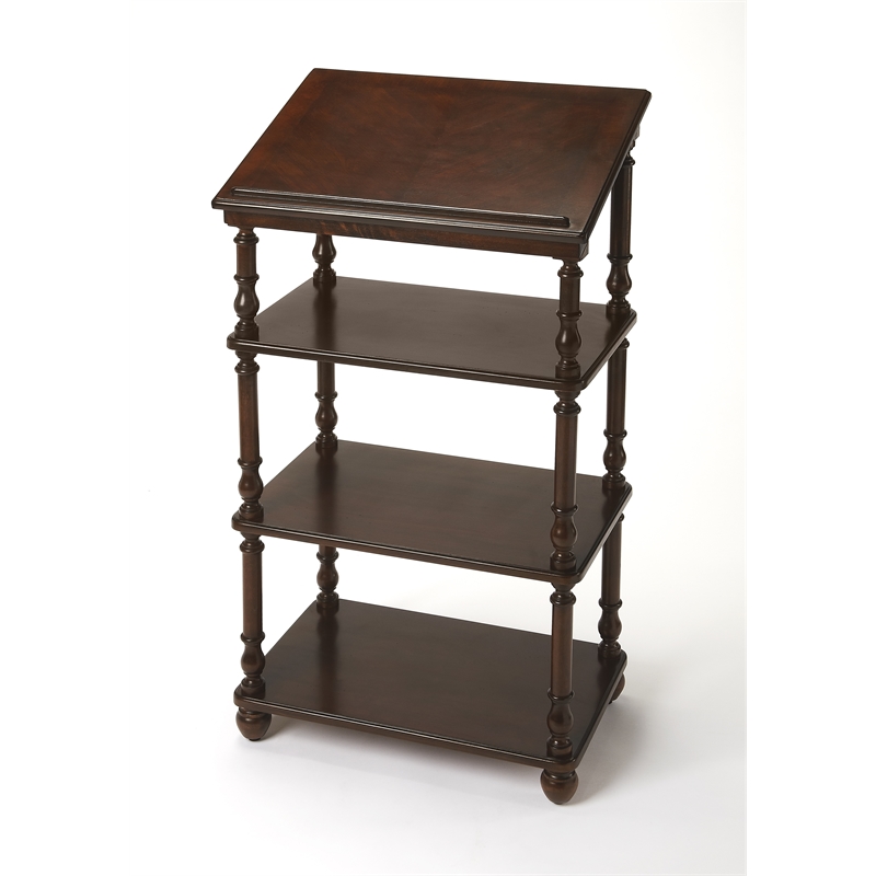 Butler Specialty Library Stand In Plantation Cherry
