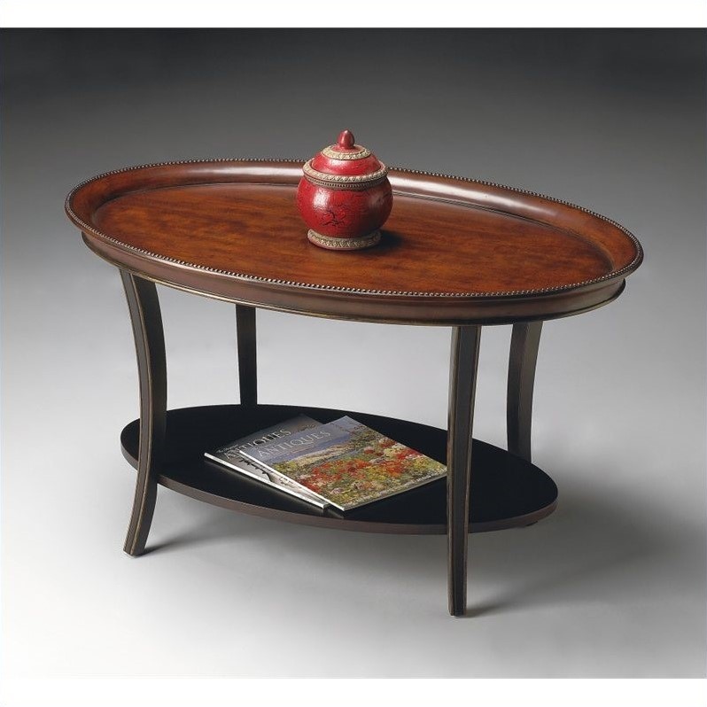 Butler Specialty Traditional Oval Coffee Table in Cafe Noir eBay