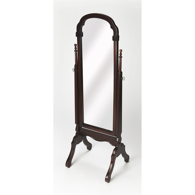 Butler Specialty Traditional Cheval Mirror In Plantation Cherry