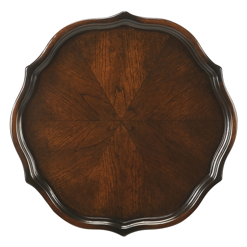 Butler Specialty Chatsworth Wood Pedestal Plant Stand / Drink Table - Cherry