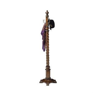 Butler Specialty Traditional Costumer Coat Rack in Plantation Cherry