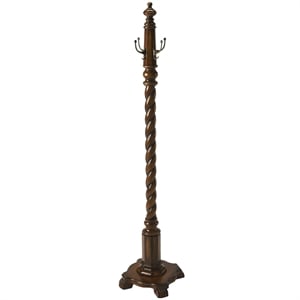 Butler Specialty Traditional Costumer Coat Rack In Plantation Cherry