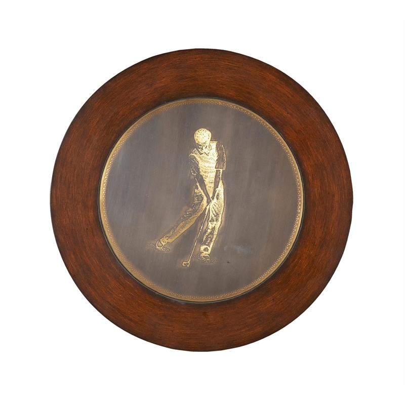 Butler Specialty Transitional Round Accent Table In Heritage