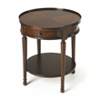 Butler Specialty Transitional Round Accent Table In Plantation Cherry