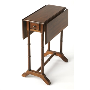 Butler Specialty Transitional Drop Leaf End Table In Umber