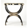 Butler Specialty Zebra Stripe Top Accent Table In Heritage