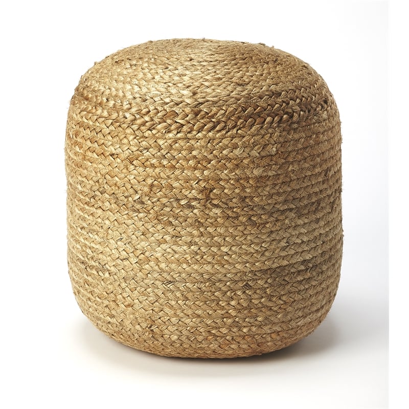 Butler Specialty Noosa Jute Pouffe In Brown