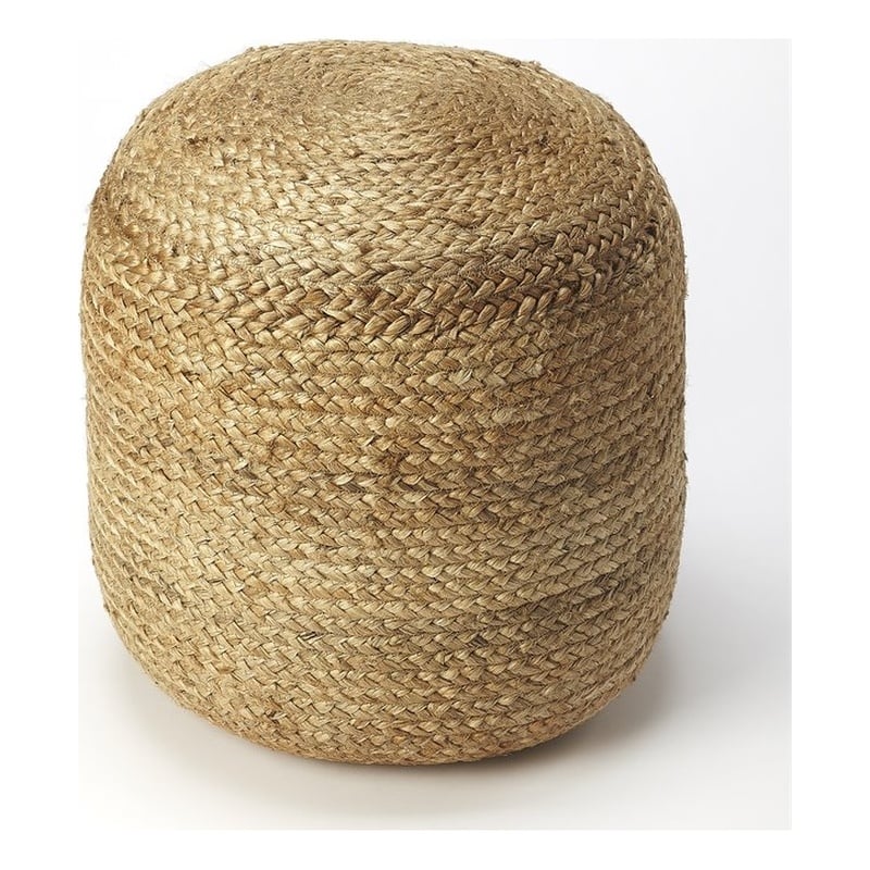 Butler Specialty Noosa Jute Pouffe In Brown
