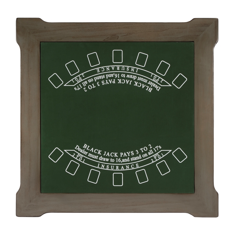 Butler Vincent Silver Satin Multi Game Table