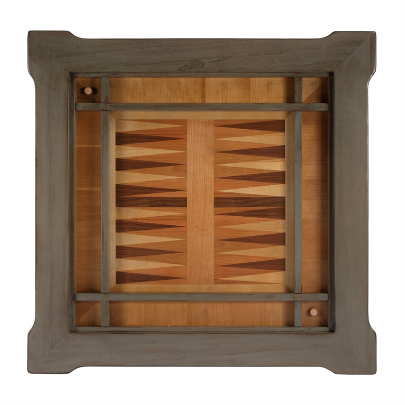 Butler Vincent Silver Satin Multi Game Table