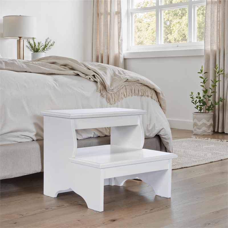 Butler Specialty Company Melrose Wood Step Stool - White