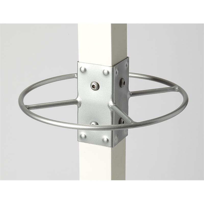 Butler Specialty Company Logan Wood Coat Rack/Tree - White / Silver