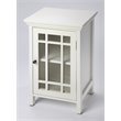 Butler Specialty Baxter Glossy Chairside Chest In White