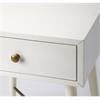 Butler Specialty Delridge End Table In White And Gold