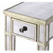 Butler Specialty Company Katarina Mirrored Chairside Table - Silver