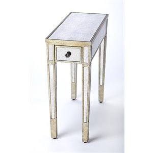 Butler Specialty Company Katarina Mirrored Chairside Table - Silver