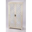 Butler Specialty Company Morjanna Tall Mirrored Cabinet - White
