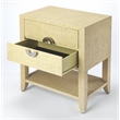 Butler Specialty Company Amelle Raffia 2-Drawer Nightstand - Cream