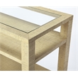 Butler Specialty Company Amelle Raffia Console Table In Beige