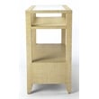 Butler Specialty Company Amelle Raffia Console Table In Beige