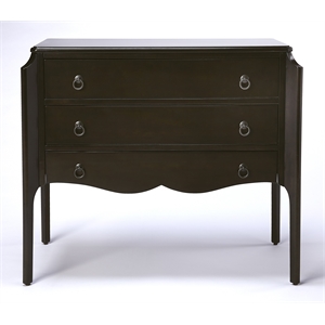 Butler Specialty Wilshire 3-Drawers Accent Chest in Dark Brown