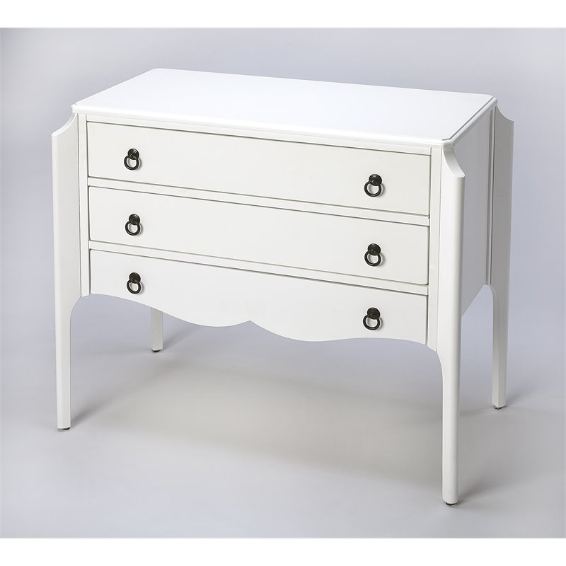 Butler Specialty Wilshire Glossy Accent Chest In White