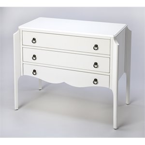 Butler Specialty Wilshire Glossy Accent Chest in White
